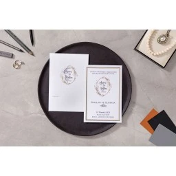 İklim Beyaz Zarflı Davetiye 10609 Ekonomik