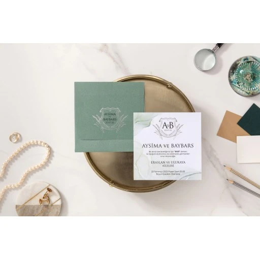 Düğün Davetiyesi 2022 İklim Davetiye 10619