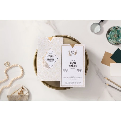 Düğün Davetiyesi İklim Davetiye 10628