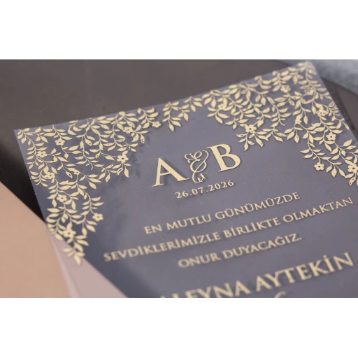 Düğün Davetiyesi Fenomen Davetiye 7154