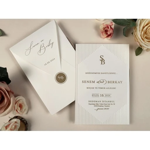 Düğün Davetiyesi Elite Davetiye 96935