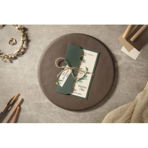 Ekonomik Düğün Nişan Nikah Davetiyesi Fenomen Davetiye Davetiye 7002