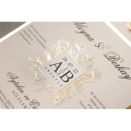 İklim Wedding Davetiye 8413