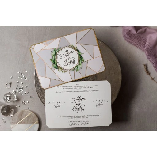 İklim Wedding Davetiye 8432