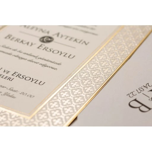 İklim Wedding Davetiye 8434
