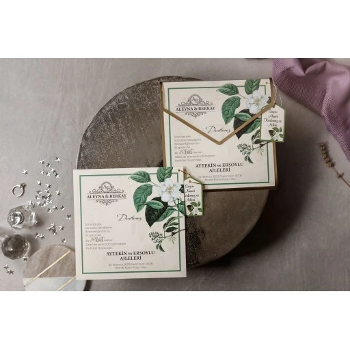İklim Wedding Davetiye 8439