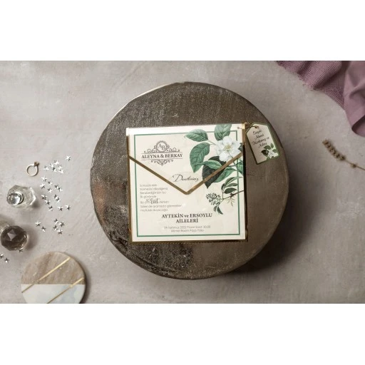 İklim Wedding Davetiye 8439