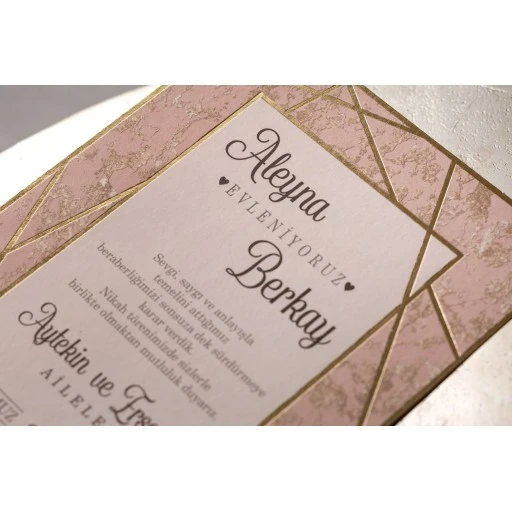 İklim Wedding Davetiye 8441