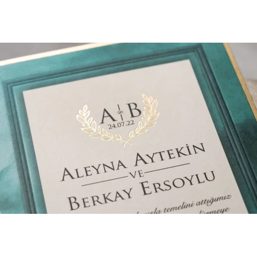İklim Wedding Davetiye 8443