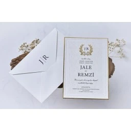 Lüks Davetiye Erdem Butiqline Davetiye 1124 