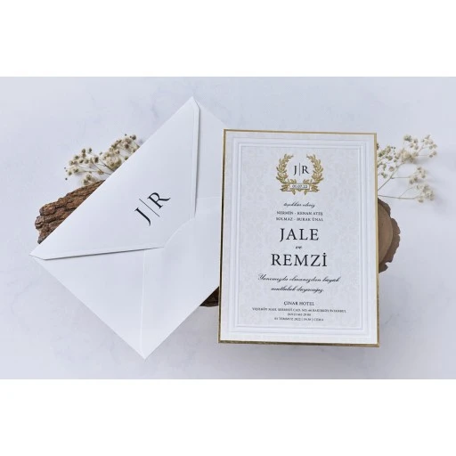 Lüks Davetiye Erdem Butiqline Davetiye 1124 
