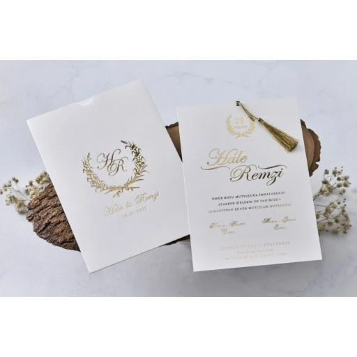 Lüks Davetiye Erdem Butiqline Davetiye 1142