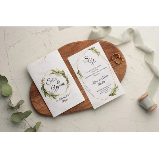 Ekonomik Düğün Davetiyesi Erdem Ekonom Davetiye 9182