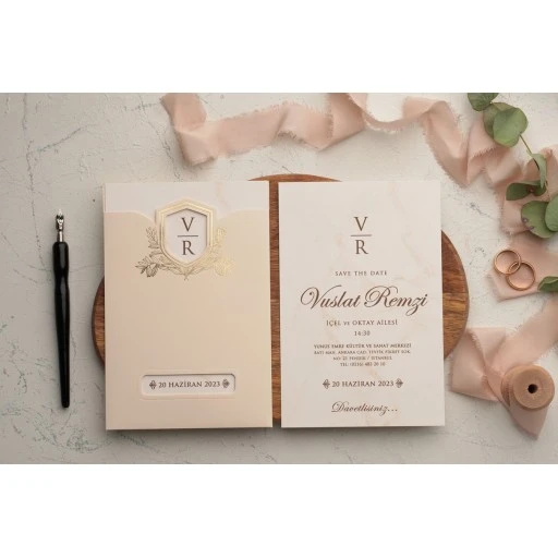 Düğün Davetiyesi Erdem Ekonom Davetiye 9198