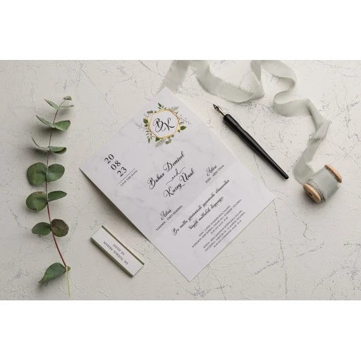 Düğün Davetiyesi Erdem Ekonom Davetiye 9209