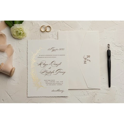 Düğün Davetiyesi Erdem Ekonom Davetiye 9229