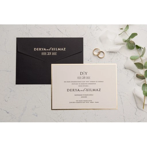 Düğün Davetiyesi Erdem Ekonom Davetiye 9234