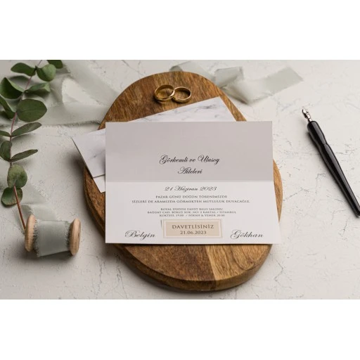 Ekonomik Düğün Davetiyesi Erdem Ekonom Davetiye 9244