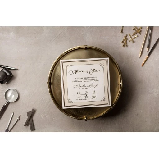 İklim Wedding Davetiye 8382