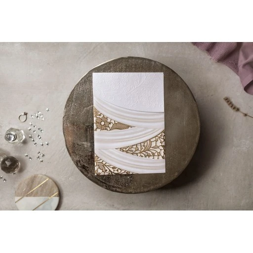 Lüks Modern Davetiye Modeli İklim Wedding Davetiye 8383