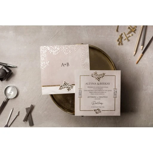 İklim Wedding Davetiye 8394