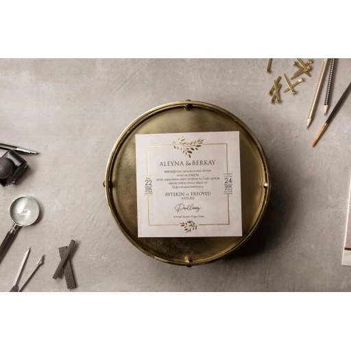 İklim Wedding Davetiye 8394