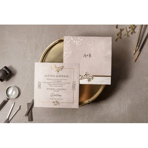 İklim Wedding Davetiye 8394