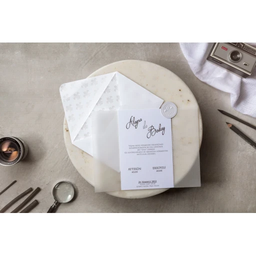 İklim Wedding Davetiye 8398