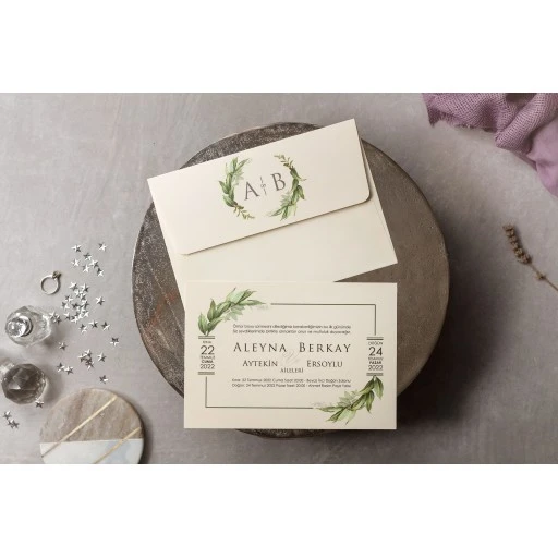 İklim Wedding Davetiye 8403