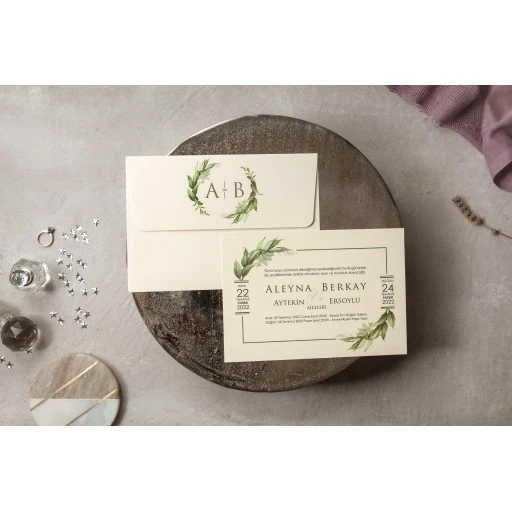 İklim Wedding Davetiye 8403
