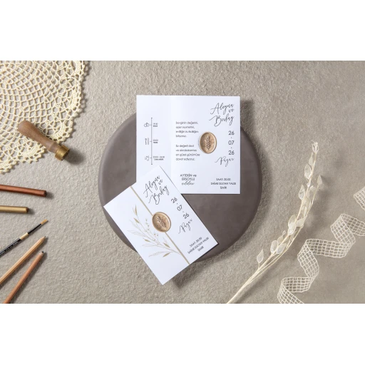 Düğün Davetiyesi Fenomen Davetiye 7102