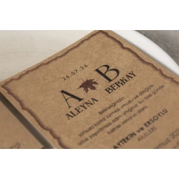 Düğün Davetiyesi Fenomen Davetiye 7118