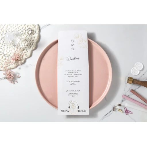 Düğün Davetiyesi Fenomen Davetiye 7138