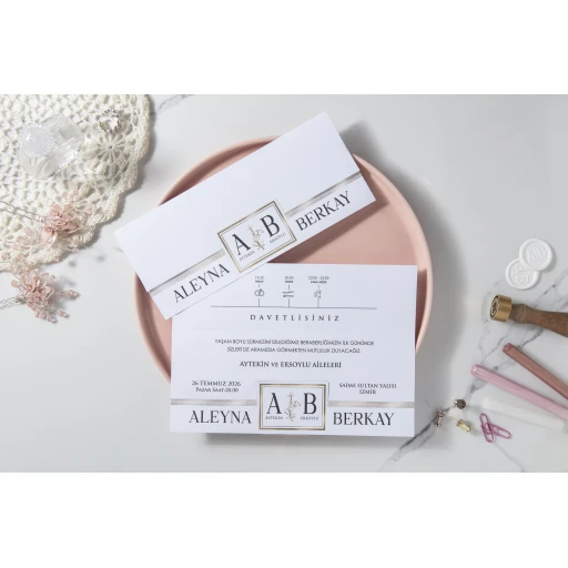 Düğün Davetiyesi Fenomen Davetiye 7143