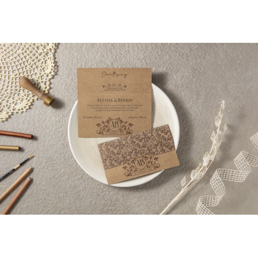 Düğün Davetiyesi Fenomen Davetiye 7144