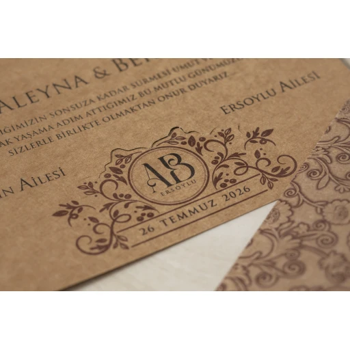 Düğün Davetiyesi Fenomen Davetiye 7144