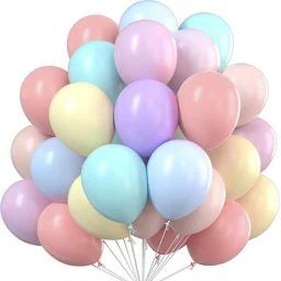 BALON DÜZ 12 İNC (JOJO BALLOONS)MAKARON KARIŞIK