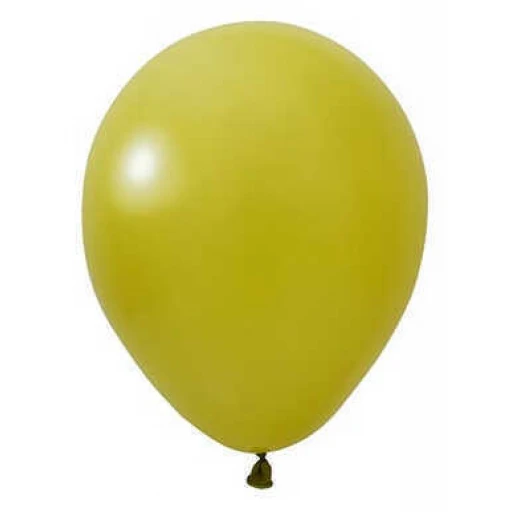Balon Düz 12 inç Zeytin Yeşili 100'lü Yeni