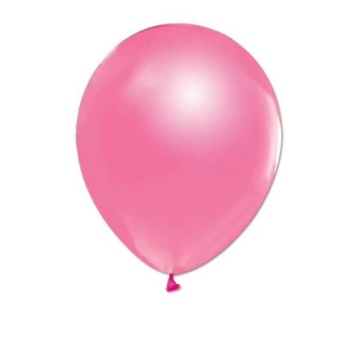 Balon Metalik Düz 10 inç Pembe 100'lü