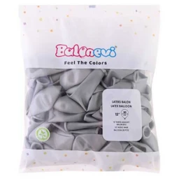 Balon Rustik Düz 12 inç Adaçayı Rengi 50'li