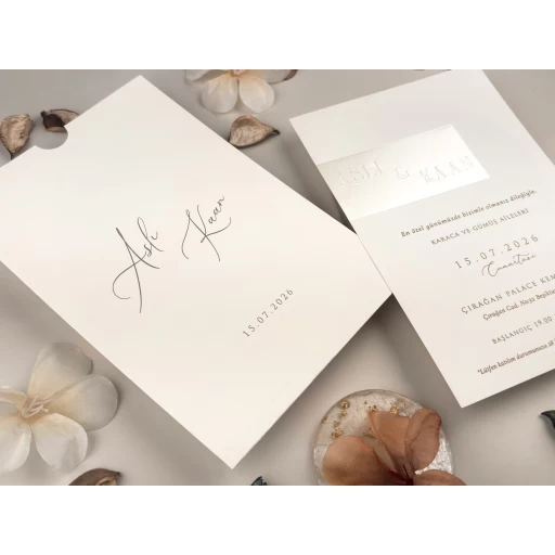 Düğün Davetiyesi Ela Elit Davetiye 13320
