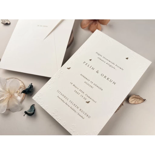Düğün Davetiyesi Ela Elit Davetiye 13326