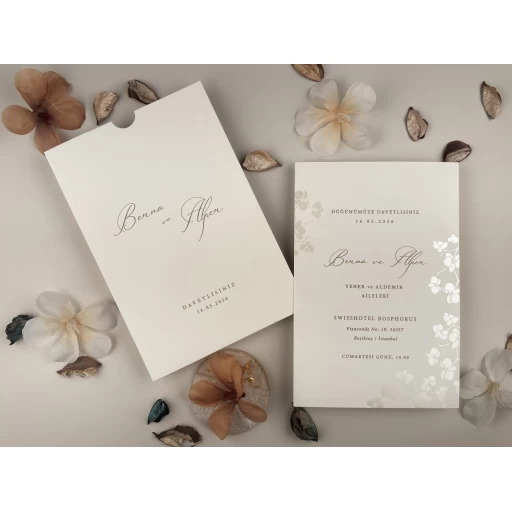 Düğün Davetiyesi Ela Elit Davetiye 13329