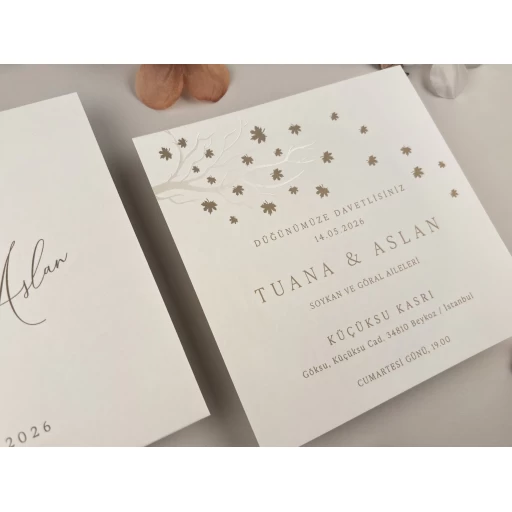 Düğün Davetiyesi Ela Elit Davetiye 13333