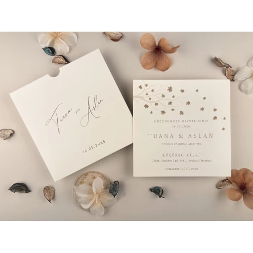 Düğün Davetiyesi Ela Elit Davetiye 13333