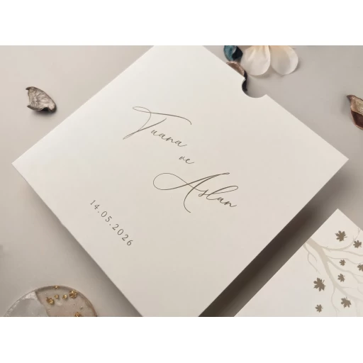 Düğün Davetiyesi Ela Elit Davetiye 13333