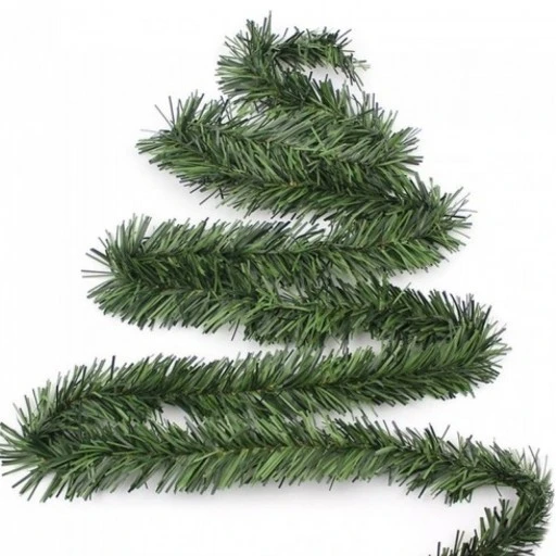 Yeşil Renk Sarmal Tel Çam Ağacı Garland Süs 5 Metre