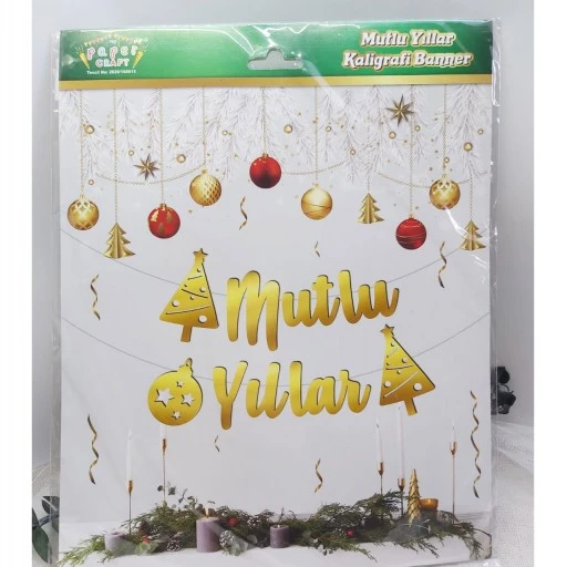 Merry Christmas Kaligrafi Banner