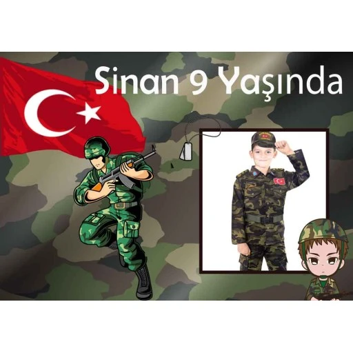 Asker Doğum Günü Afiş Hdts143