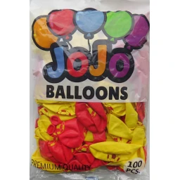 Balon Futbol Baskılı Sarı Kırmızı 100'lü